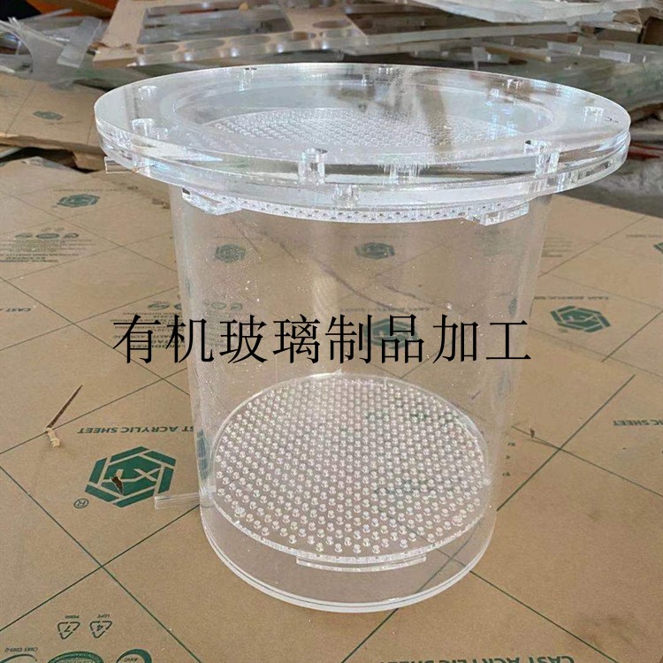 High Transparent Organic Glass Aerobic Composting Reactor Landfill Reactor Horizontal Earth Column Test Instrument