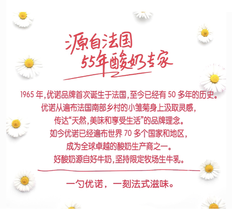 优诺 法式低温果粒酸奶 15杯 10口味可选 图2