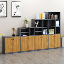 Office furniture filing cabinet short cabinet combination wooden locker storage cabinet storage cabinet data Cabinet tea cabinet bookcase with lock