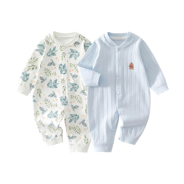 Cotton Baby Jumpsuit, Autumn Clothing for Newborns, Soft and Skin-Friendly Pajamas for Boys and Girls, All-Season Romper — 5