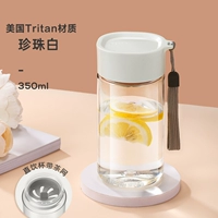 Пейте воду с чайной сеткой белой 350 мл, Giving Glass