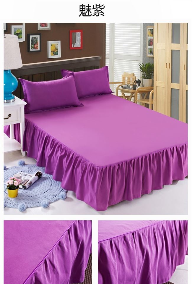 Bụi che phủ bảo vệ nệm bọc giường váy chăn chăn giường ngủ trampoline bìa đơn mảnh dày đỏ giường bông - Váy Petti giường váy