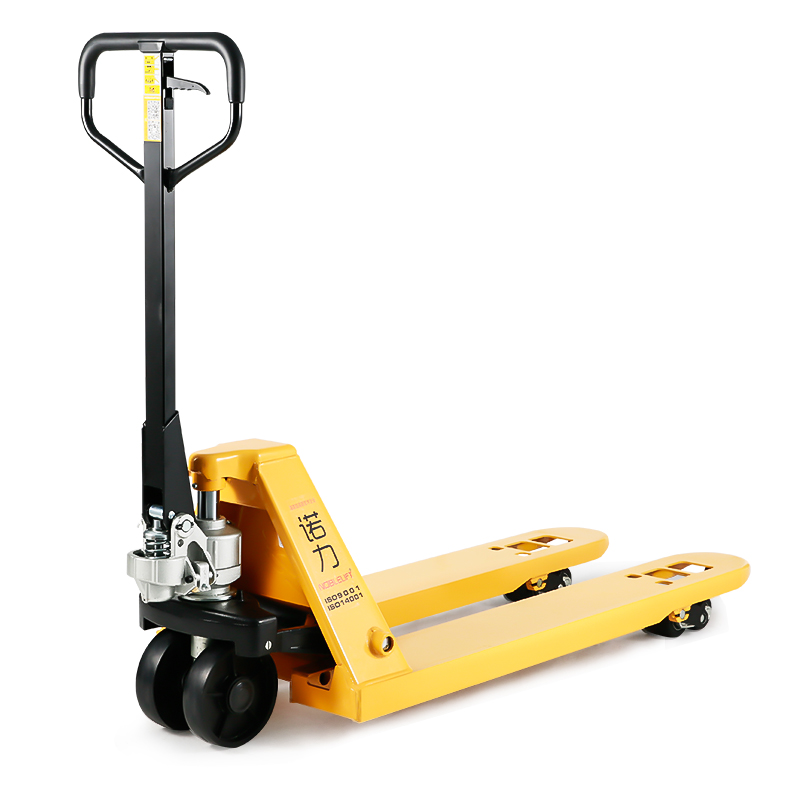 Nori Pile High Machine 5 ton Manual Hydraulic Ram Heavy Carrying car Lift Thickened Ground Bull tray stacking high machine heavy-duty cart