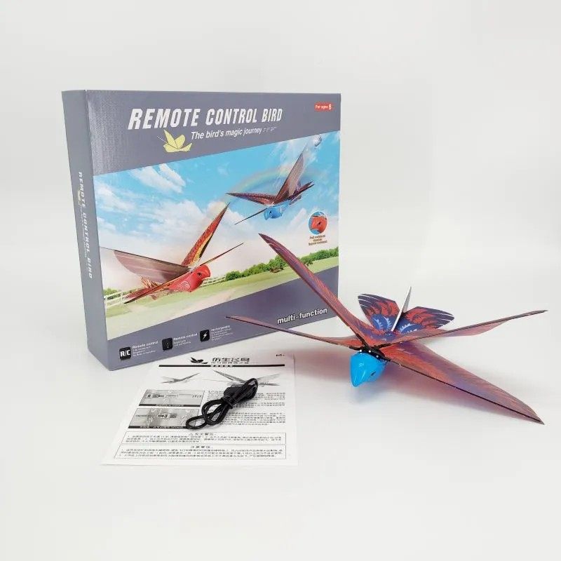 2025年智能潮玩新宠：『抖音』同款遥控布翼仿生鸟飞行鲁班电动扑翼鸟充电玩具适合哪些孩子