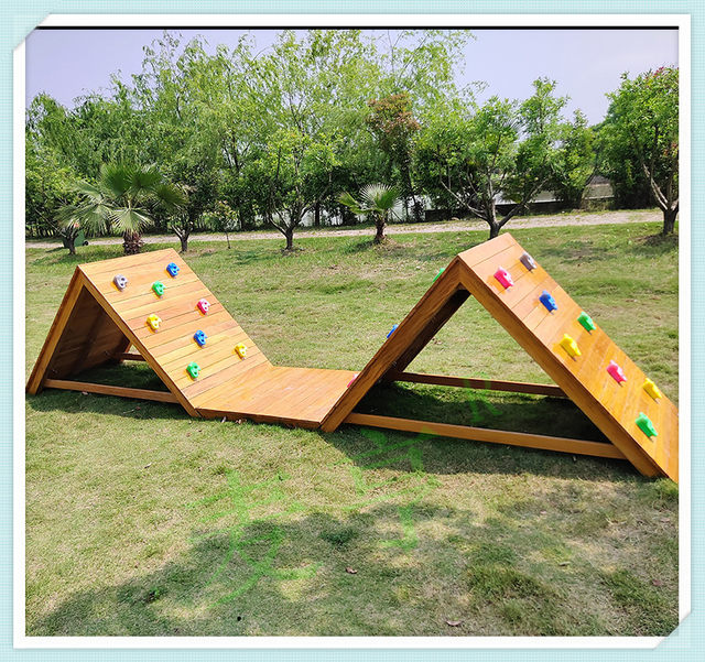 wooden climbing frames