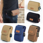 New điện thoại di động túi của nam giới túi eo vành đai mặc dọc đa chức năng túi thắt lưng treo chéo vải mặc thực tế zero ví