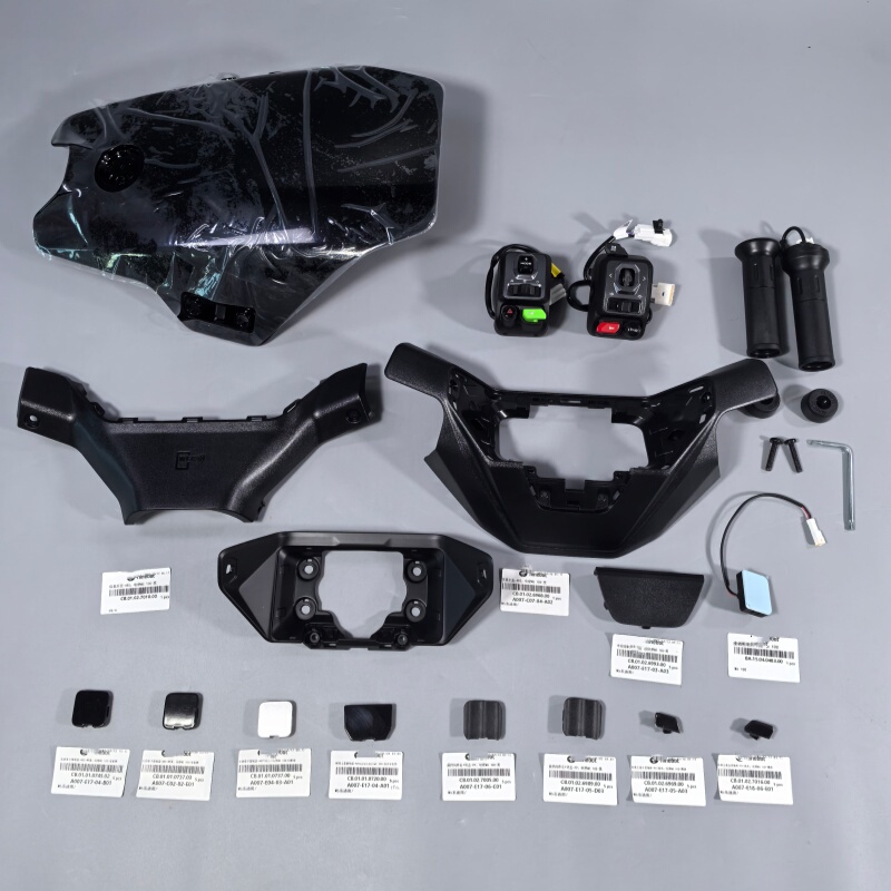 Suitable for Ninebot Electric Scooter M5100 Handlebar Shell, M5125 Switch, Throttle, Instrument Shell, Windscreen, and Cover Suitable for Ninebot Electric Scooter M5100 Handlebar Shell, M5125 Switch, Throttle, Instrument Shell, Windscreen, and Cover