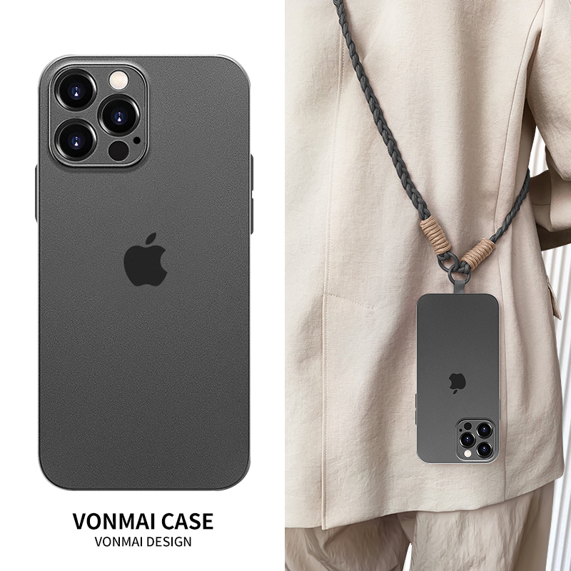 [Same as Official Website] Suitable for iPhone 16 Phone Cases, New Apple 17 Pro Max Phone Case, Thin and Lightweight with Heat Dissipation, 16 Pro Crossbody with Lanyard, 15 Matte Simple Design, 14 Business Soft Case, Niche Style