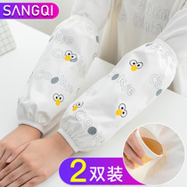 Waterproof sleeve womens sleeves work gloves autumn and winter mens arm sleeve anti-dirty sleeves cute ins fashion