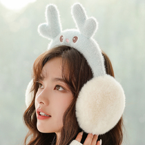 Earmuffs female winter cute simple earmuffs warm ear cover Korean antifreeze fashion Cold thick winter ear bag