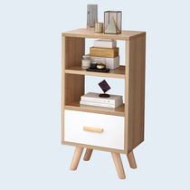  Nordic TV side cabinet Narrow dining side cabinet Modern minimalist cabinet Living room wall locker Household storage cabinet