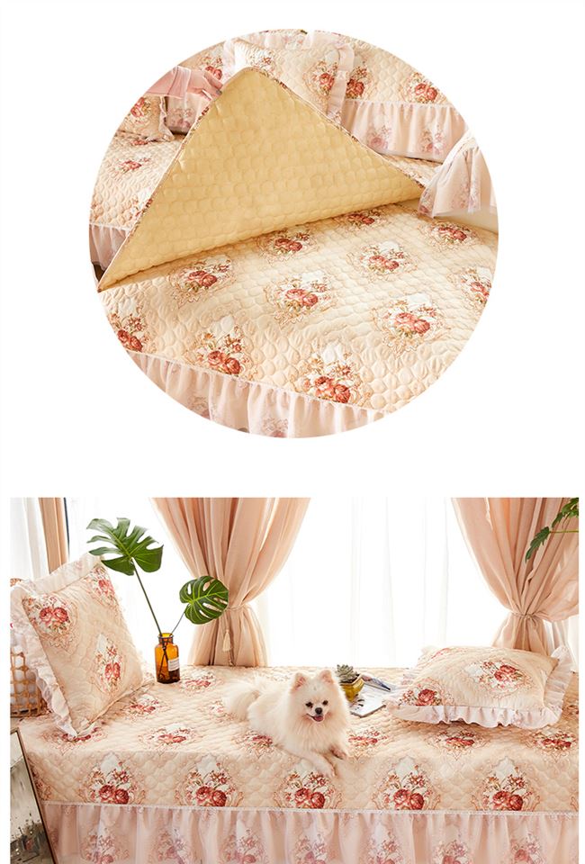 Tatami trải giường ren tùy chỉnh thực hiện đơn đặt hàng lớn làm châu Âu tùy chỉnh kích thước bìa quilted tăng bốn mùa bìa - Trải giường tấm ra trải nệm