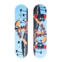 Male and female beginners double-up kindergarten skateboard cartoon scooter entry skateboard energetic primary and secondary school students four-wheel