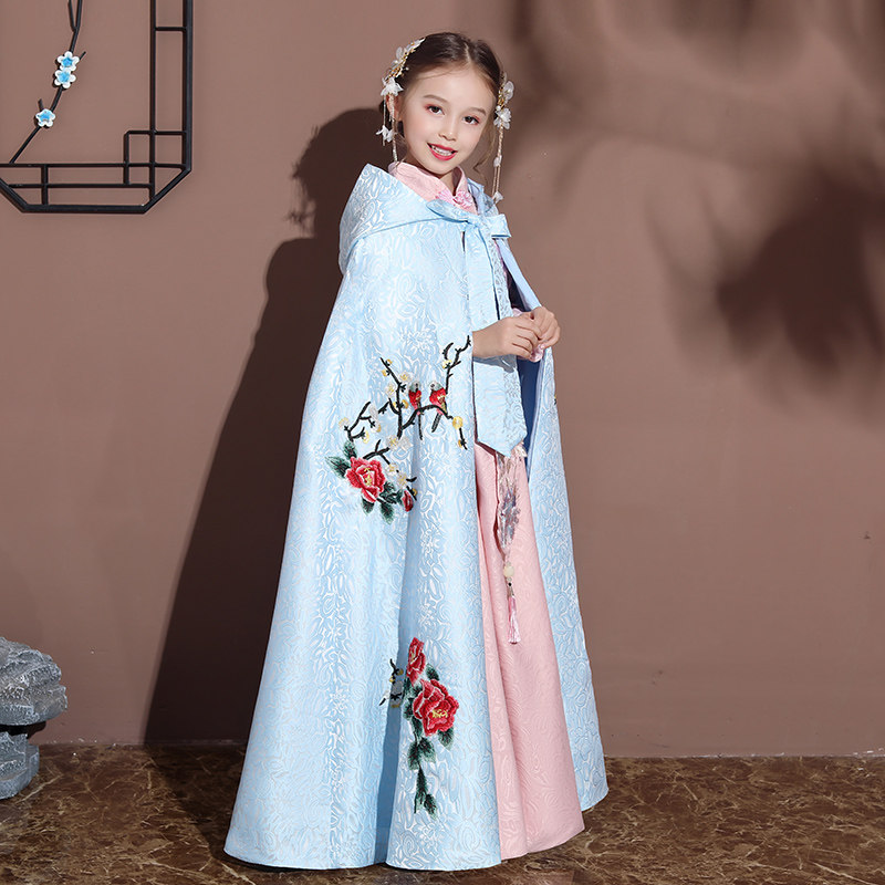 Girl's Handwear The Beatles Cape Coats Foreign Pie Princess China China Wind Comeback Ancient Autumn Winter Super Fairy Guzheng Guzheng Performance Out