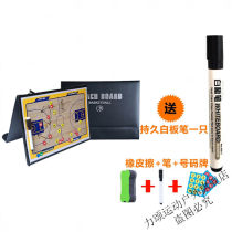 Lieulogy (LISONG) Portable Basketball Football Coaching Tactical Board Supplies Command Board Competition Training Magnetic