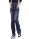 Narrow wide-leg jeans for women 2025 autumn and winter new high-waist fashion retro slimming plus velvet straight floor-length trousers