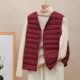 Down Vest Women's Short Thin Autumn and Winter Versatile 2025 New Slim Fit Down Jacket Liner Warm Top