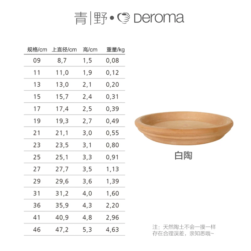 DEROMA Международная глиняная горшок succulent цветы зеленый растение пол Flooring Балкон красный глиняный горшок домашний садоводство цветочный горшок