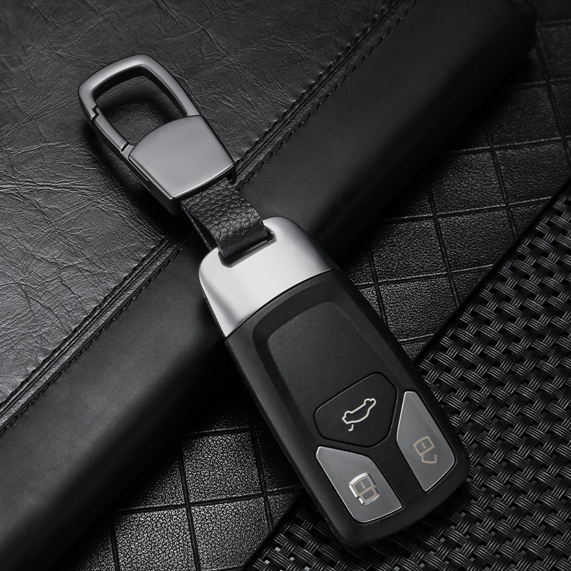 Key buckle genuine leather personality Original male and female Waist Hanging Modern Minima Car Lock Spoon Pendant Upscale Fashion Original