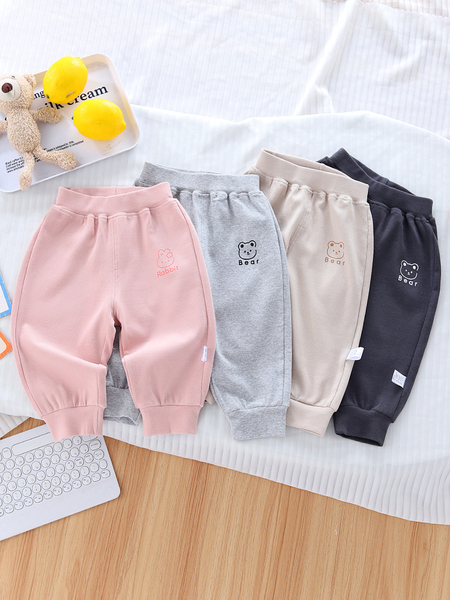 Baby Pants for Spring and Autumn, Pure Cotton, Suitable for Boys and Girls, Children's Sports Pants, Infant and Toddler Fall Outfit, Separate Long Pants — 2