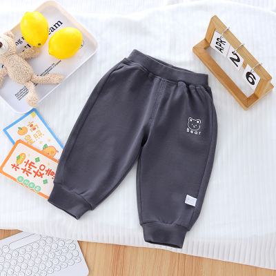 Baby Pants for Spring and Autumn, Pure Cotton, Suitable for Boys and Girls, Children's Sports Pants, Infant and Toddler Fall Outfit, Separate Long Pants — 3