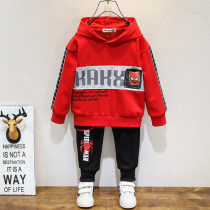 Spider-Man childrens suit children Spring and Autumn cartoon clothes foreign red sports boys spring clothes 2021 New