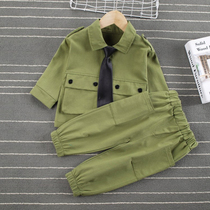 Boy suit casual jacket spring and autumn handsome one year old boy baby child Spring suit suit suit suit suit suit