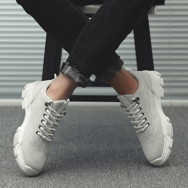 马丁靴男鞋子保暖英伦风加绒靴子韩版百搭高帮冬季棉鞋工装靴潮A