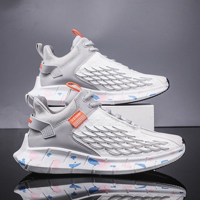 椰子鞋飞织运动休闲鞋潮鞋男老爹鞋