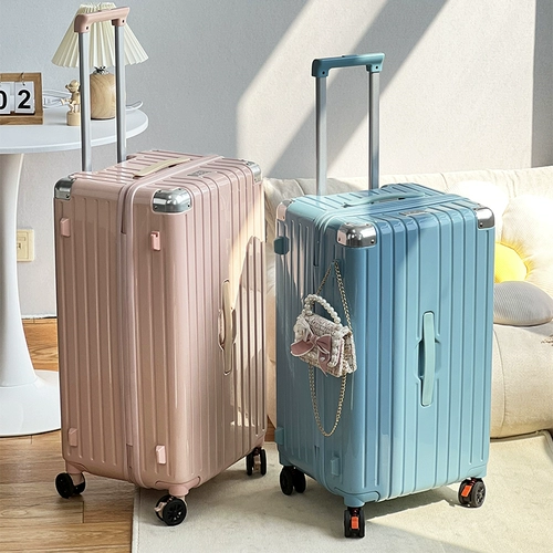 Универсальная сумка, держатель для стакана, розовый вместительный и большой чемодан, коробка на колесиках