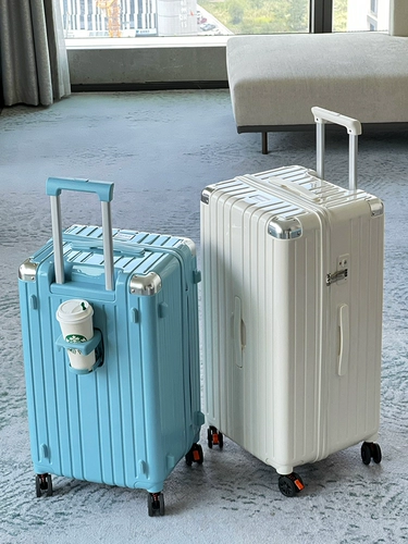 Сумка, держатель для стакана, вместительный и большой чемодан, универсальный тормоз, коробка