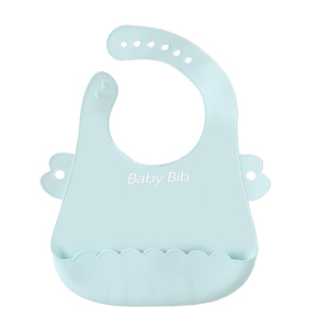 超软婴儿宝宝防水硅胶饭兜