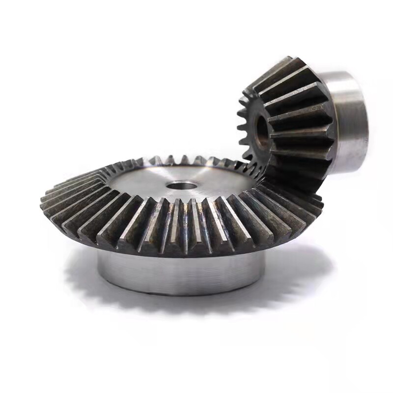 Umbrella gears 4M15 - 40 teeth 45 steel 1 to 1 1 - 2 matching 90 degree cone gear high frequency quenching customized processing