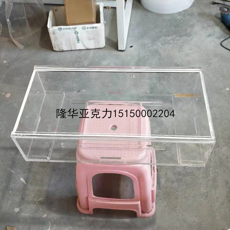 Custom transparent acrylic tank ventilation experimental box organic glass cylindrical square rat ant test box
