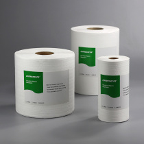 Dust-free paper industrial wipe cloth dry and wet dual-purpose water-absorbing oil-removing large roll paper thickened non-woven cloth lint-free wipe cloth