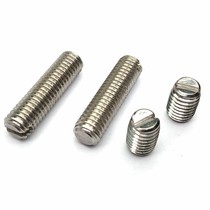 304 stainless steel slotted tight screws flat-end-end-end-end without headtop wire M2M3M4M5M6M8M10