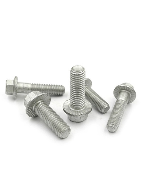 Darkro flange screw M6M8M10 outer hexagonal flange surface bolt GB5789 Darkro bolt nut