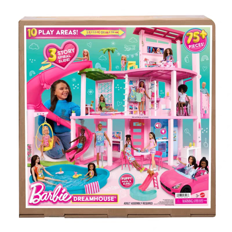Barbie Dream Camper Van Little Kelly Fun Playhouse Girls Pretend Play Toy Hcd46