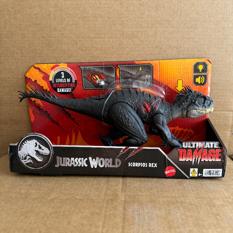 Authentic Jurassic World Sound Effects Attack Therizinosaurus, Velociraptor, Pterodactyl Boys' Dinosaur Model Toy Jcg25