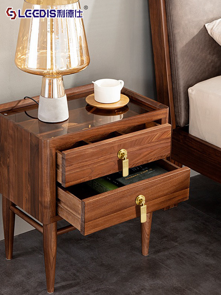 French Brass Cabinet Door Handle Cabinet Door Handle Modern Simple Accessible Luxury Chinese Pendant Cabinet Wardrobe Drawer Handle