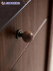 Medieval-Style Walnut Cabinet Door Handle, New Chinese-Style Antique Bronze Retro Brass Round Ball Cabinet Wardrobe Drawer Handle