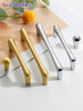 Modern Minimalist Light Luxury Brass Cabinet Wardrobe Handle French Cream Style Silver Gold Drawer Cabinet Door Handle