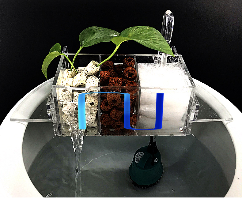 "Happy valley" circular cylinder dedicated lotus round ceramic aquarium filter on aerobic filter cartridge yakeli flow