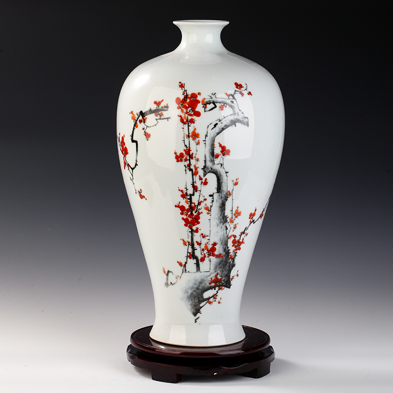 Mesa of jingdezhen ceramics desktop sitting room place porcelain vase flower arranging I household porcelain vase TV ark