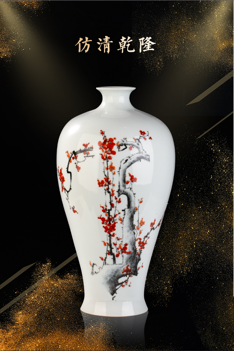 Mesa of jingdezhen ceramics desktop sitting room place porcelain vase flower arranging I household porcelain vase TV ark