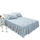Bedspread giường váy ren bông mùa hè váy 1.5m1.8 giường m duy nhất mảnh vỏ bảo vệ trượt xù - Váy Petti ga giường có viền Váy Petti