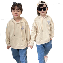 Parent-child clothing for a family of three spring sweatshirts are different mother son mother and daughter new style foreign style high-end spring and autumn long sleeves for four