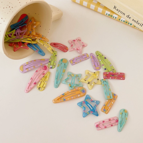 Детская милая заколка для волос, челка, шпильки для волос, аксессуар для волос