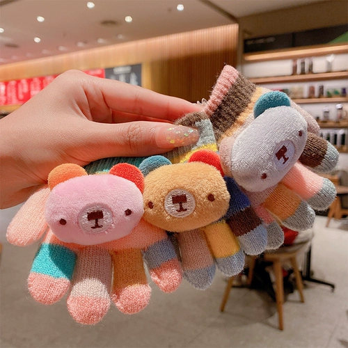 Хваталка для младенца, детские демисезонные утепленные перчатки для мальчиков, 0-3 лет