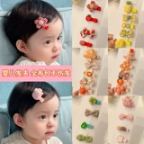 Заколка для волос для младенца для девочек, безвредные щипцы, заколка-крабик, детский аксессуар для волос, не повреждает волосы